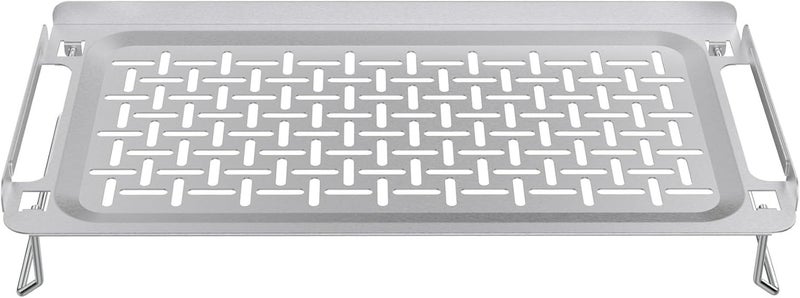 BBQ Future Griddle Warming Rack for Weber Slate 36 30 28 Inch Rust-Resistant Griddle, Stainless Steel Grill Warming Rack for Blackstone 17 22 28 36 Inch Charbroil Camp Chef and Most Flattop Griddle Accessories - Image 1